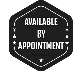 available by appointment