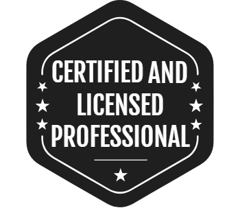 certified and licensed professional