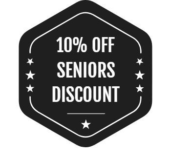 10% off seniors discount